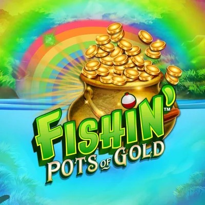 Fishin Pots Of Gold logo by Gameburger Studios at BetOnRed Casino