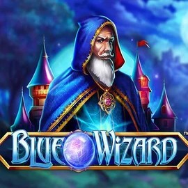 Blue Wizard logo by Quickspin at BetOnRed Casino