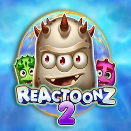 Reactoonz 2 game by Play’n GO – logo hosted on BetOnRed Casino