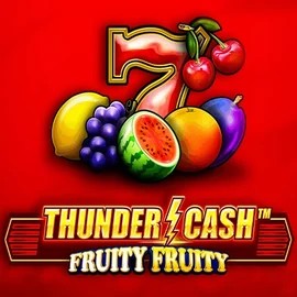 Thunder Cash Fruity Fruity online game logo by Novomatic on bet-on-redcasino.net